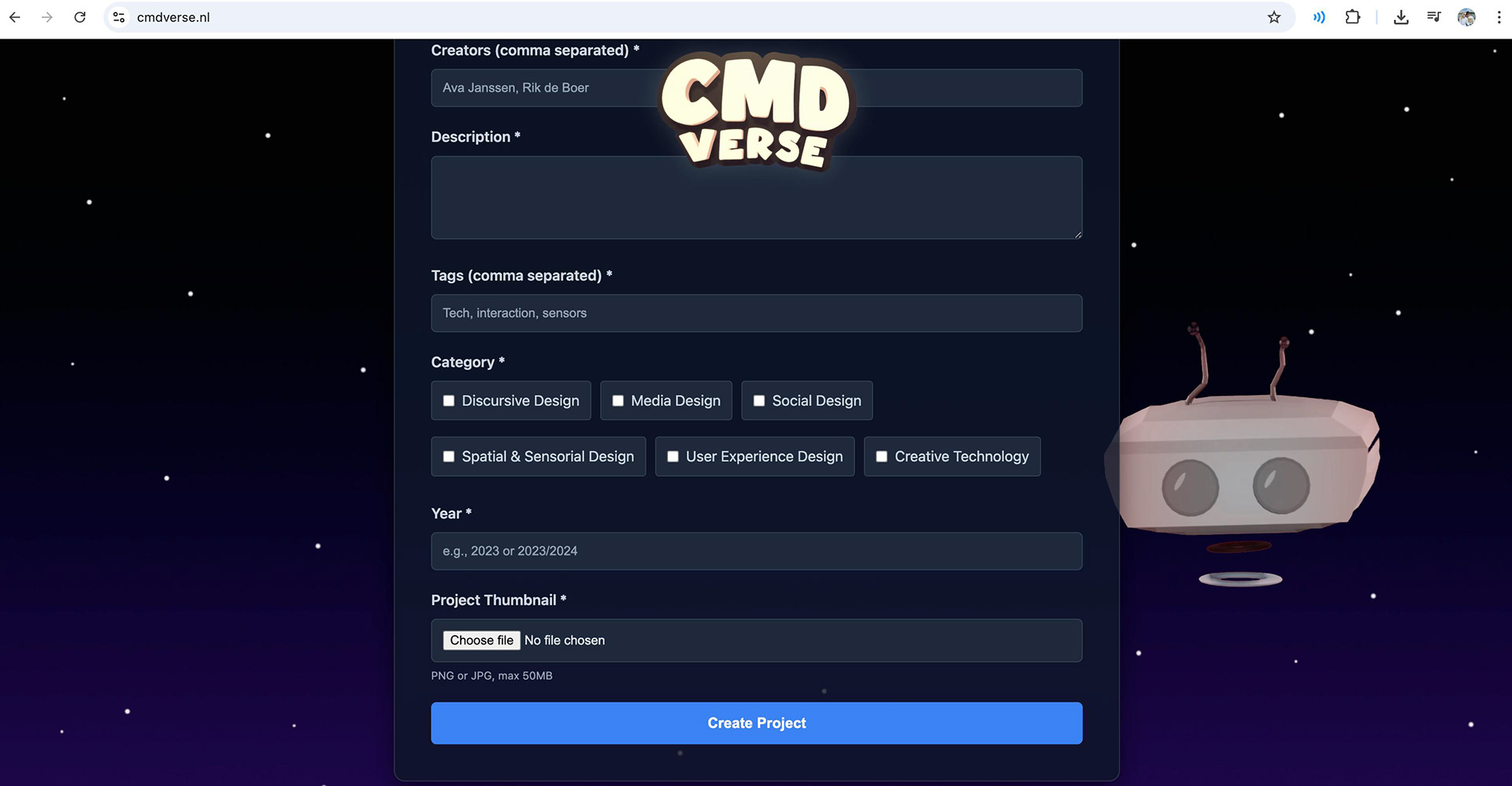 CMDVerse Site